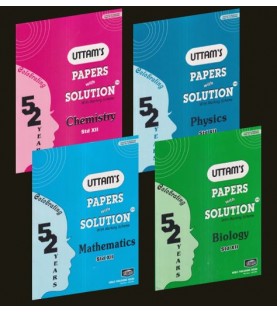 Uttams Paper with Solution Std 12 PCMB | Latest Edition
